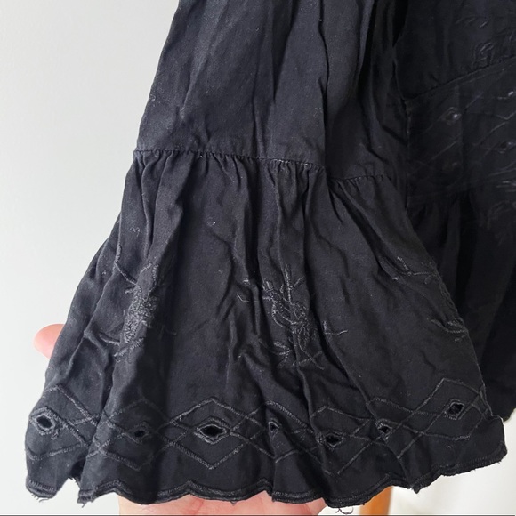 SOFT SURROUNDINGS Button Up Bell Sleeve Blouse Size S - Picture 7 of 9